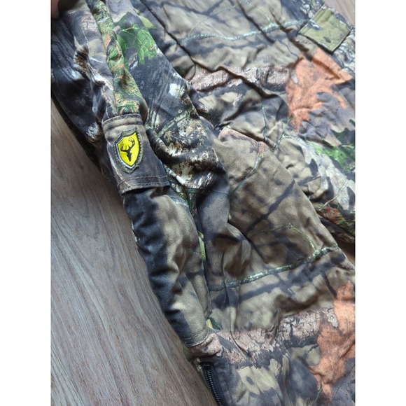 Scent Blocker Real Tree Camo Quilt Lined Hunting Bibs Mens XL Extra Large - Picture 3 of 12